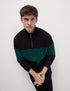 Marks & Spencer "Pure Cotton Half Zip Sweatshirt"